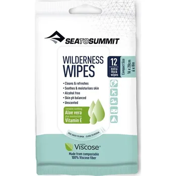 Kempingové nádobí Sea To Summit Wilderness Wipes Compact - 12 ks