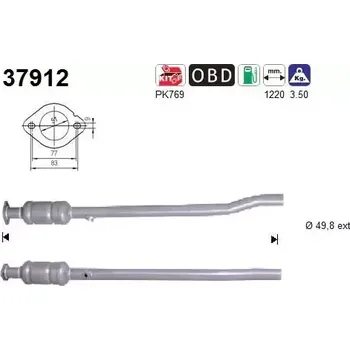 Katalyzátor AS Katalyzátor ASA 37912