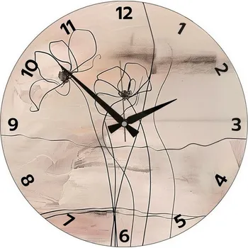 Hodiny Nástěnné hodiny Sand 343, 40 cm, béžová