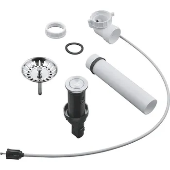 Sifon GROHE 40986SD0 - Odtoková souprava pro kuchyňské dřezy pr. 35 m nerez