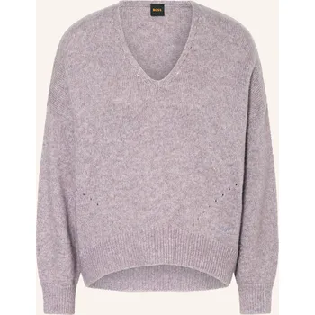 Dámský svetr Boss Dámský Svetr S Alpakou, světle fialová, 42