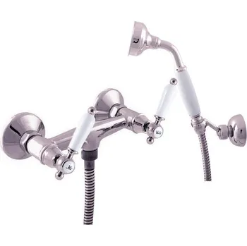 Sprchový set MORAVA RETRO - Sprchový set s baterií, Chrom MK580.0/2, RAV Slezák Barva: Chrom, Rozměr: 150 mm