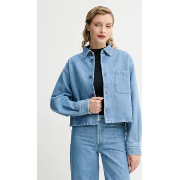 Pánská košile Džínová košile A.P.C. surchemise samantha brodee COHEQ.F02895 modrá 55J, vel. 38