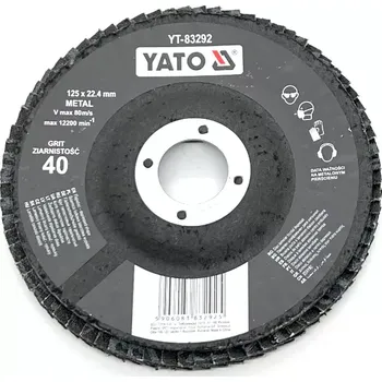 Brusný kotouč Lamelový kotouč šikmý 125mm zrnitost 40