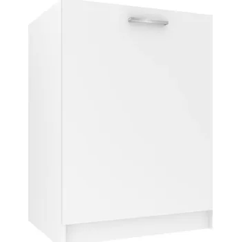 Kuchyňská skříňka Kuchyňská skříňka Belini dřezová 60 cm bílý mat bez pracovní desky TOR SDZ60/0/WT/WT/0/E