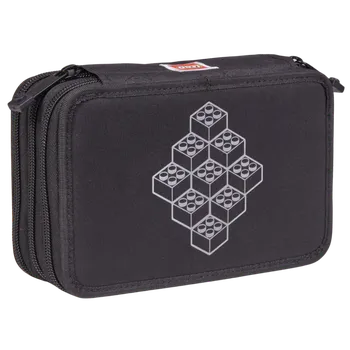 Penál LEGO školní penál 3 patra Bricks s náplní