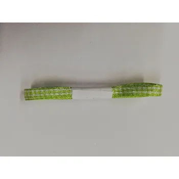 Stuha Károvaná stuha Dobruška 5mm - světle zelená - balení 2m