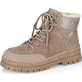 Dámské kozačky Dámská kotníková obuv RIEKER W2176-64 béžová W5 43