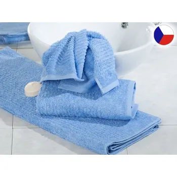Ručník Luxusní ručník 50x100 JUVEL 580g Vlny 3D světle modré