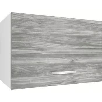 Kuchyňská skříňka Kuchyňská skříňka Belini nad digestoř 60 cm šedý antracit Glamour Wood TOR SGP60/2/WT/GW1/0/E