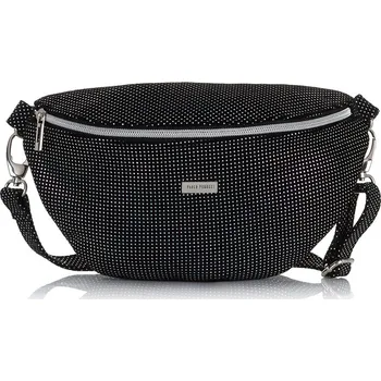 Kabelka Paolo Peruzzi Dámská módní crossbody ledvinka PAOLO PERUZZI; černá