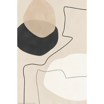 Plakát Plakát, Obraz - Organic Shapes & Lines Poster