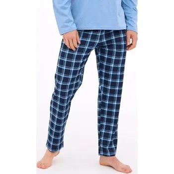 Pánská móda Pánské pyžamo Cornette Sequoia Světle modrá S