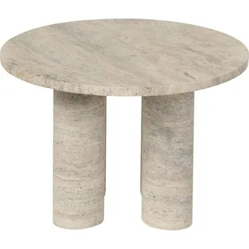 Nábytek Blomus VOLOS odkládací stolek kulatý přírodní travertin