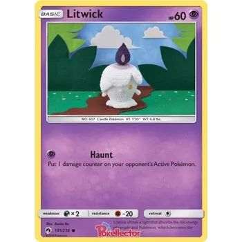 Sběratelská karetní hra Litwick 101/214 - Lost Thunder Typ karty: Non-Holo