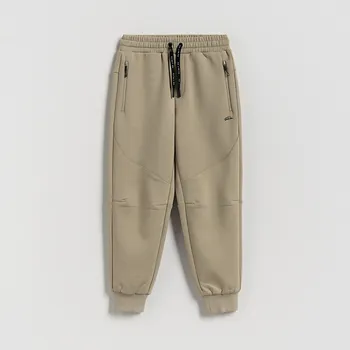 Chlapecké kalhoty Reserved - Úpletové kalhoty - světle olivová - 156FI-81X - 156FI-81X-170