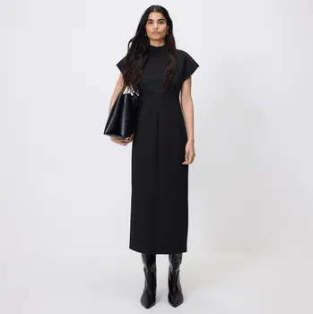 Dámské šaty Reserved - Šaty s viskózou - černý - 273HU-99X - 273HU-99X-XL