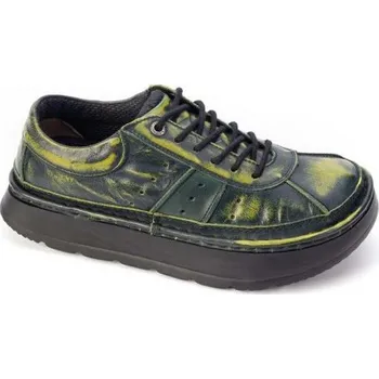 Dámské polobotky LESTA Polobotky 3038-0006 zelená stíraná Velikost: 38