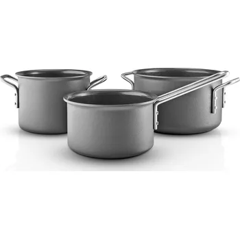 Hrnec Sada hrnců GREY LINE, sada 3 ks, hliník, Eva Solo