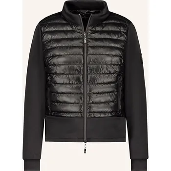 Dámská bunda Monari Dámská Prošívaná Bunda Ze Směsi Materiálů S Ozdobnými...