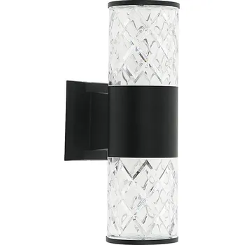 Venkovní osvětlení Prezent 12101 - Venkovní nástěnné svítidlo EVEN 2xE27/40W/230V IP54