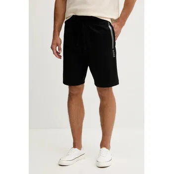 Pánské kraťasy Společenské bavlněné šortky BOSS Authentic Shorts pánské, černá barva, 50545560 99X, vel. M