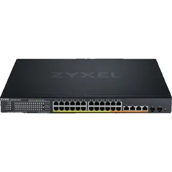 Switch Switch ZyXEL XMG1930-30HP Switch, 24portový 2,5GbE Smart Managed Layer 2 PoE 700W Switch 22xPoE+/8xPoE++ se 4 10GbE a 2 SFP+ uplink