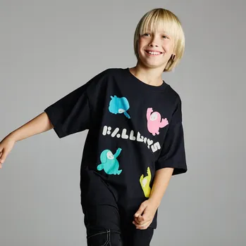 Chlapecké oblečení Reserved - Tričko Fall Guys - černý - 125FO-99X - 125FO-99X-158