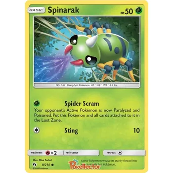 Karetní hra Spinarak 009/214 - Lost Thunder Typ karty: Non-Holo