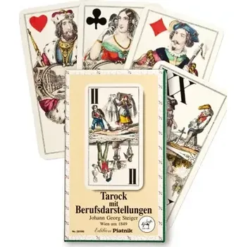 Desková hra Piatnik Berufe Tarock (r.1849) (2811-PI)