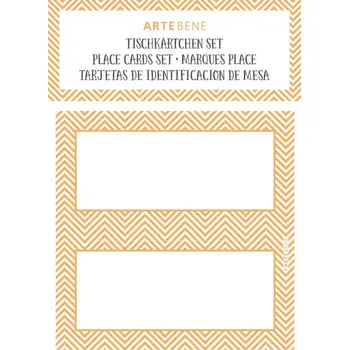 Kartičky na jména 10 ks Artebene Gold