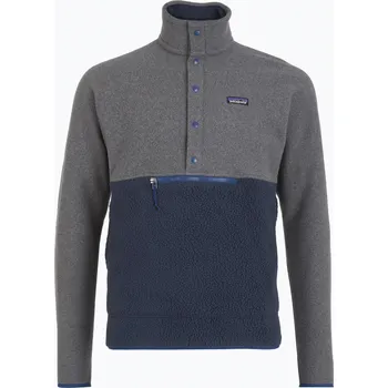 Pánské oblečení Pánská trekkingová mikina Patagonia Retro Pile 1 / 2 Snap P / O new navy w / nickel