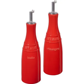 Dóza na potraviny Staub sada keramických dóz na olej a ocet 19 cm/0,25 l, višňová, 40511-788