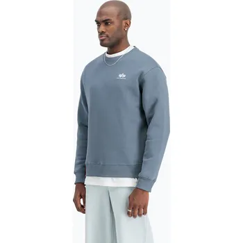 Pánská mikina Pánská mikina Alpha Industries Basic Small Logo denim blue