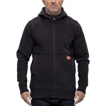 Pánská mikina Milwaukee mikina Full-Zip Hoodie černá Velikost: S