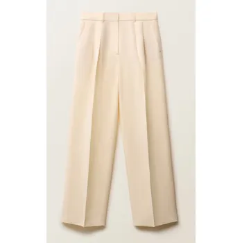 Dámské kalhoty Dámské lněné oblekové kalhoty Mango Selection, vel. EU 38