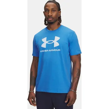 Pánské tričko Pánské tričko Under Armour UA SPORTSTYLE LOGO UPDATE SS-BLU - Pánské Under Armour bílá | světle modrá 3395972