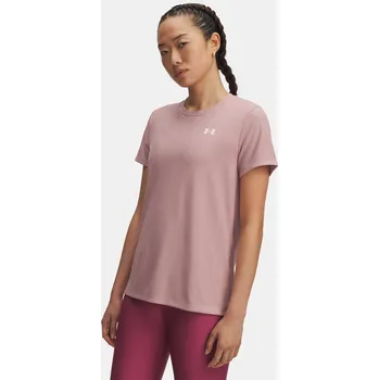 Dámské tričko Dámské tričko Under Armour Tech Rib SSC-PNK - Dámské Under Armour růžová | fuchsiová 3396033