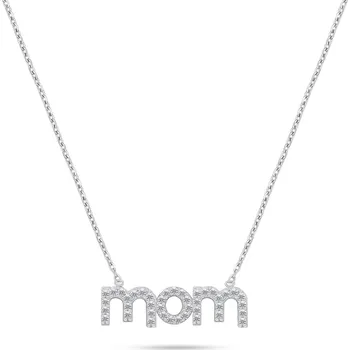 Náhrdelník Brilio Silver Originální stříbrný náhrdelník Mom NCL111W + 2 měsíce na vrácení zboží
