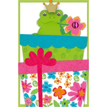 Přání s obálkou Artebene Pop up Frog King