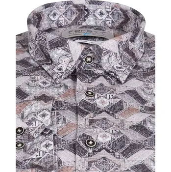 Pánská košile FERATT Košile ROL černá SLIM Velikost: XXL