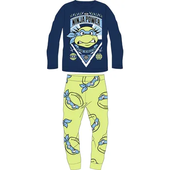 Chlapecké pyžamo Eplusm Chlapecké pyžamo ŽELVY NINJA Ninja power modrožluté Barva: Modrožlutá, Velikost: 128