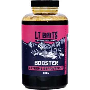 Návnadová surovina Booster LT Baits Extreme Strawberry 600g