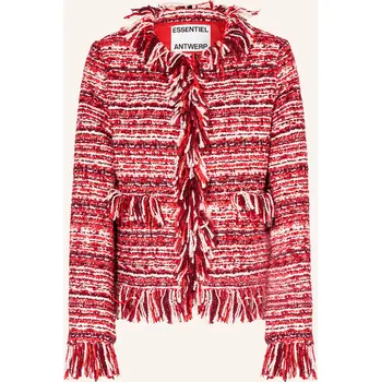 Dámský blejzr Essentiel Antwerp Dámská Buklé Bunda Iskra, bílá / červená /...