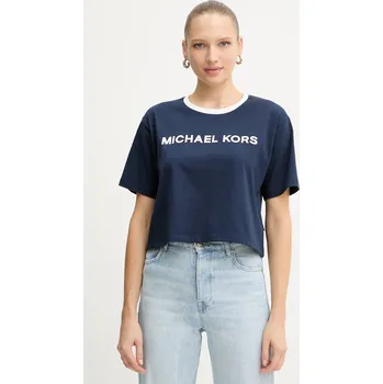 Pánské tričko Bavlněné tričko MICHAEL Michael Kors MF551WN2ZU námořnická modř 59X, vel. S