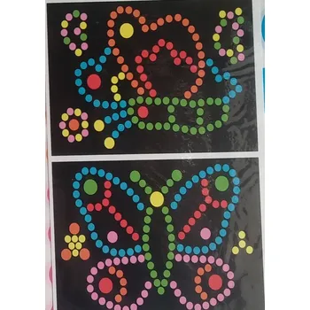 kreativní sada svět KREATIVITY WIKY Kreativní set zábavné lepení Barva: Dva motýli