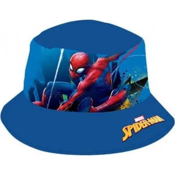 Klobouk Setino Chlapecký klobouk SPIDERMAN modrý světlý Barva: Modrá světlá, Velikosti: 54