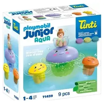 Stavebnice Playmobil® Junior Aqua 71439 Junior Tinti: Barevná rodina medúz (P 71439)
