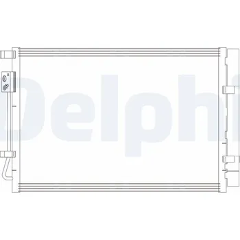 Klimatizace automobilu Kondenzátor, klimatizace DELPHI CF20414