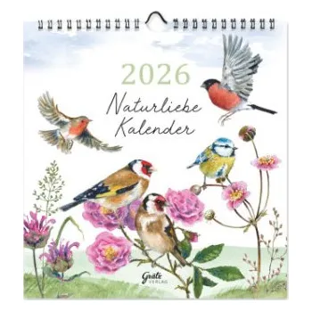 Kalendář Kalender Naturliebe Vögel 2026: Naturliebe – Daniela Drescher (DE)